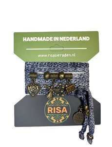 Risa Angel snake blauw - brons