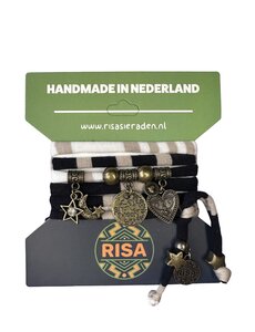 Risa Beyond The Moon wit-beige-zwart- Brons