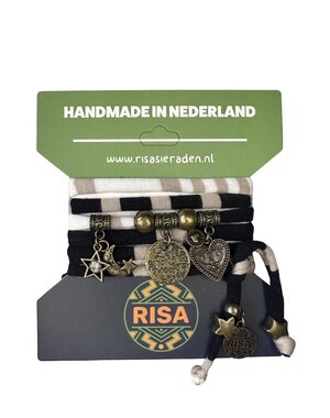 Risa Beyond The Moon wit-beige-zwart- Brons