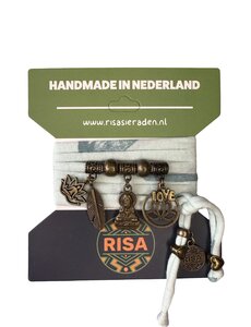 Risa Bodhisattva mint print - brons