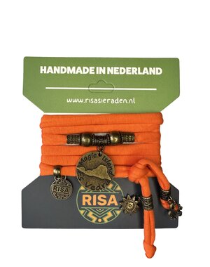 Risa Es Vedra oranje - brons