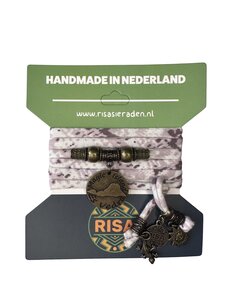 Risa Es Vedra camo paars-wit - brons