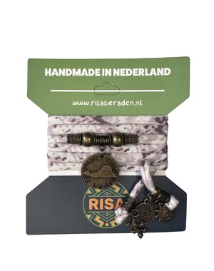 Risa Es Vedra camo paars-wit - brons