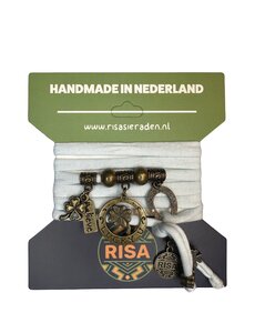 Risa Lucky Licht blauw - Brons