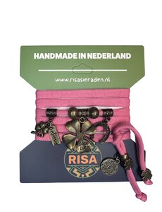 Risa Good Luck roze - Brons