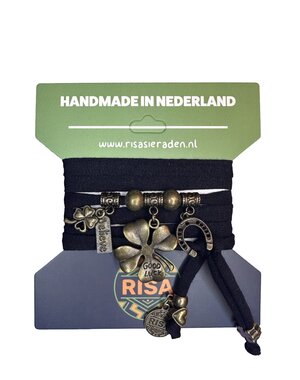 Risa Good Luck zwart - Brons