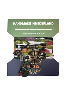 Risa Good Luck groen-rood - Brons