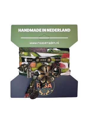 Risa Good Luck groen-rood - Brons