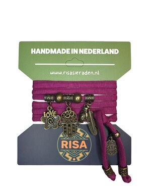 Risa Hamsahand Fuchsia - Brons