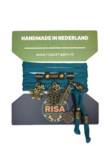 Risa Hamsahand zeegroen - Brons