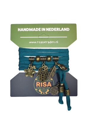 Risa Hamsahand zeegroen - Brons