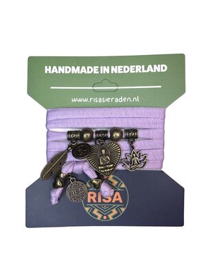 Risa Boeddha Hart lila - Brons