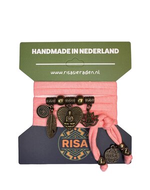 Risa Boeddha Hart zalmroze - Brons