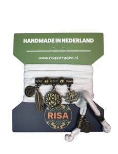 Risa Lotus wit - brons