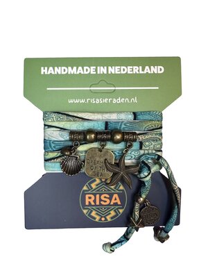 Risa Dreaming of the Sea turquoise multi - Brons