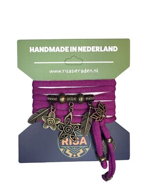 Risa Flower Fuchsia - Brons