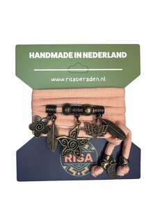 Risa Flower zalm roze - Brons