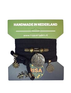 Risa Ibiza Benirras zwart - Brons