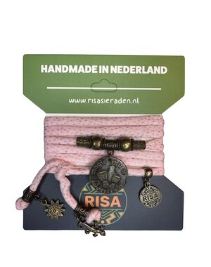 Risa Ibiza Benirras roze-glitter - Brons