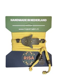 Risa Hamsahand geel - brons
