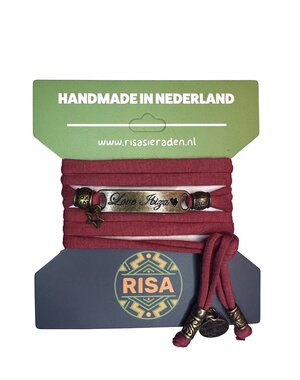 Risa Love Ibiza rood-bruin - brons