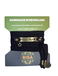 Risa Love Ibiza zwart - brons