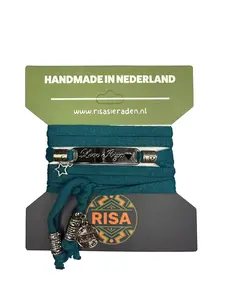 Risa Love Ibiza zeegroen - zilver