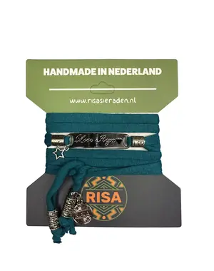 Risa Love Ibiza zeegroen - zilver