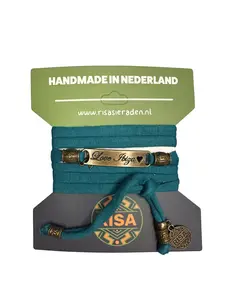 Risa Love Ibiza zeegroen - brons