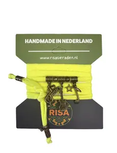 Risa Love music guitar Neon geel- Brons