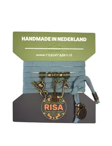 Risa Love music guitar Ice blauw - Brons