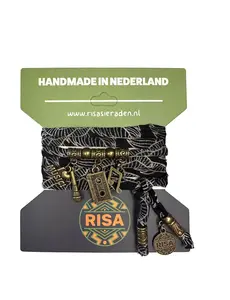 Risa Love music retro zwart-grijs - Brons