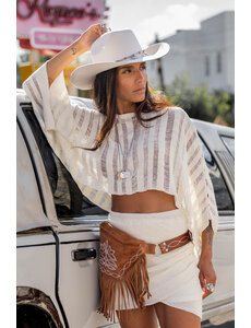 MOOST Wanted Gebreide Top Laura - Off White