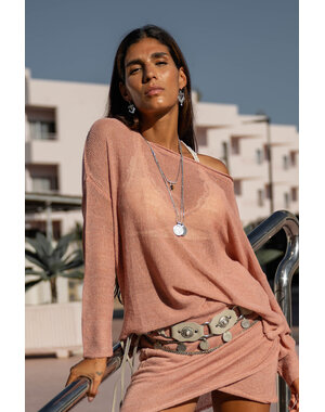 MOOST Wanted Gebreide Top Milou - Dusty Pink