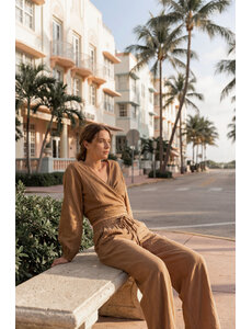 MOOST Wanted Broek Linen Helena - Camel