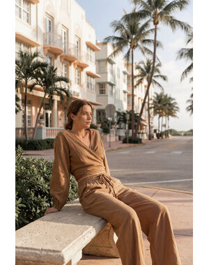 MOOST Wanted Broek Linen Helena - Camel