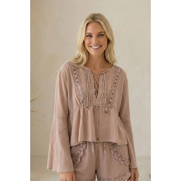 Ibzmode Top Valeria Ellis Old Pink | IBZmode