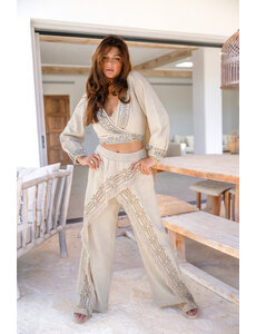 Ibzmode Broek Liraya Vedra Beige