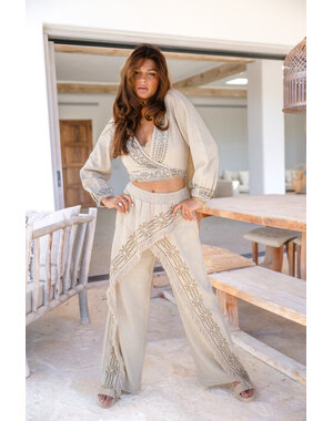 Ibzmode Broek Liraya Vedra Beige