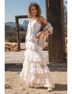  Lange Rok Lace Creme