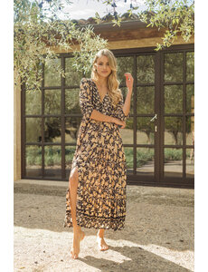 Jaase Lange Jurk Gold Valley Tessa