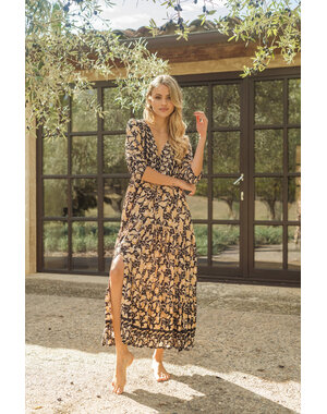 Jaase Lange Jurk Gold Valley Tessa