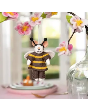 Sjaal met Verhaal Hanger Muis Bij