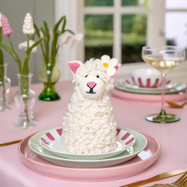 Sjaal met Verhaal Decoratie Schaap met margrietje | Sjaal met Verhaal