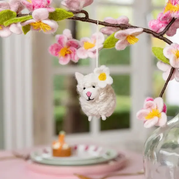 Sjaal met Verhaal Hanger Schaapje met Margriet | Sjaal met Verhaal