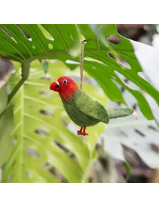 Sjaal met Verhaal Vogel: Dwergpapegaai