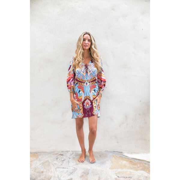 Jaase Korte jurk Wild hearts Lake | Jaase