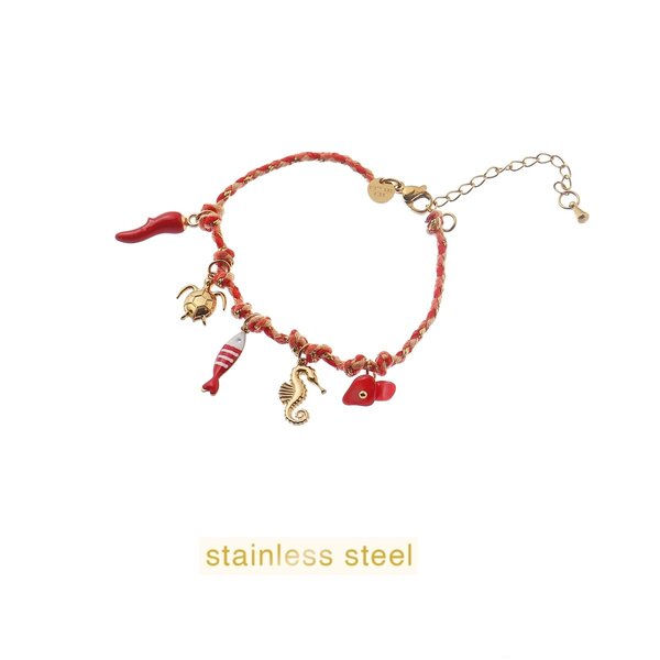 Day & Eve Armband Fish Red | Day & Eve