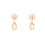 Day & Eve Oorbellen Flower Stud Dangle Porcelain | Day & Eve