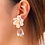 Day & Eve Oorbellen Flower Stud Dangle Porcelain | Day & Eve